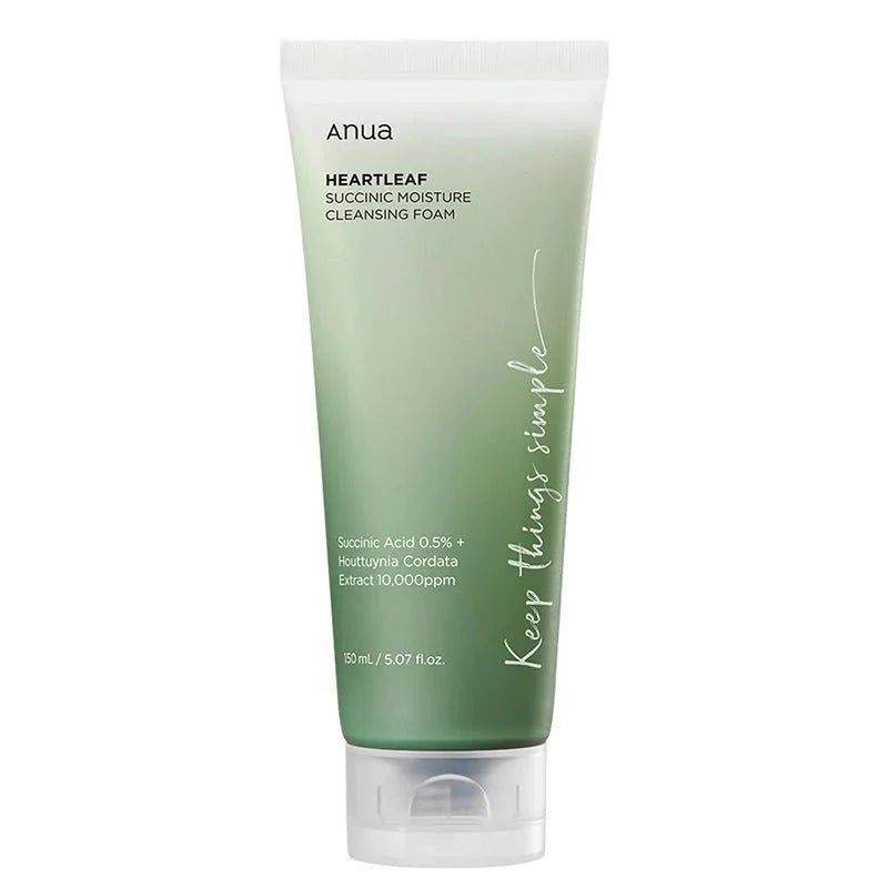 Heartleaf Succinic Moisture Cleansing Foam – 150ml